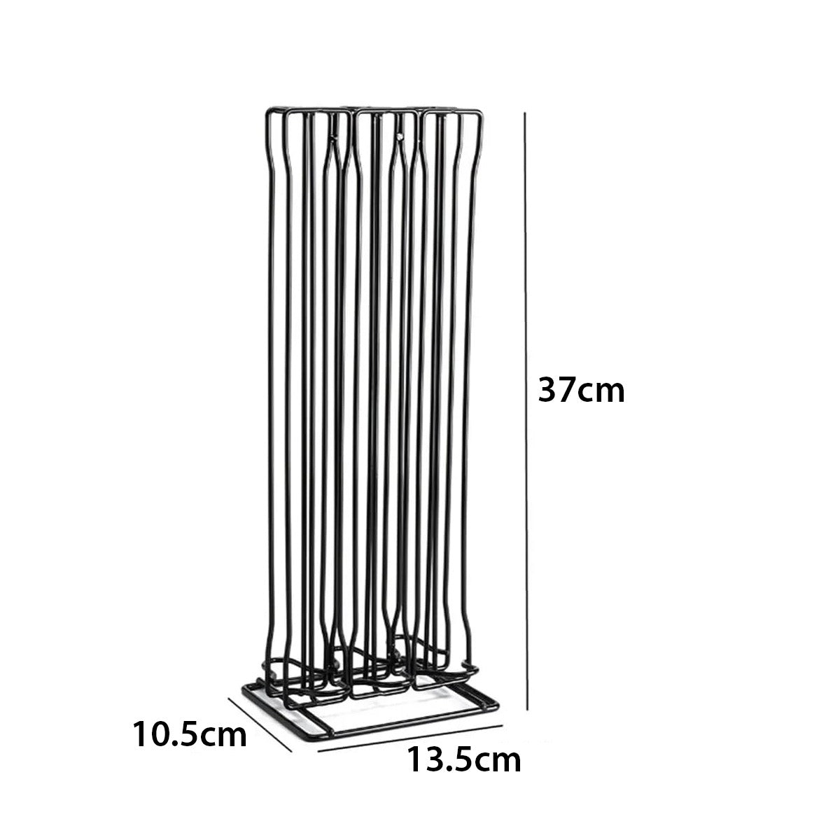 Size Of Coffee Pod Storage Rack Dispenser.
