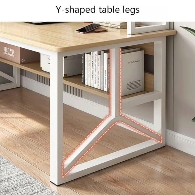 Creatve Computer Table Design Computer Desk, Creative Study Writing Table, Work Table with Storage R
