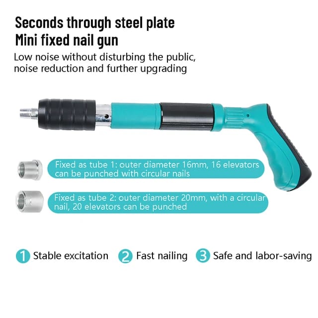 Nail Gun Riveting Tool - Wall Fastener, Pneumatic Concrete Nailer Machine Nail Gun Riveting Tool - Wall Fastener, Pneumatic Concrete Nailer Machine