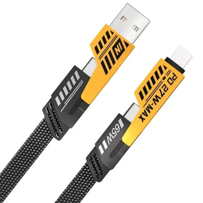 Convertible Fast Charging Cable, 4-in-1 Multipurpose USB Data Cable, USB C to Lightning Cable Convertible Fast Charging Cable, 4-in-1 Multipurpose USB Data Cable, USB C to Lightning Cable