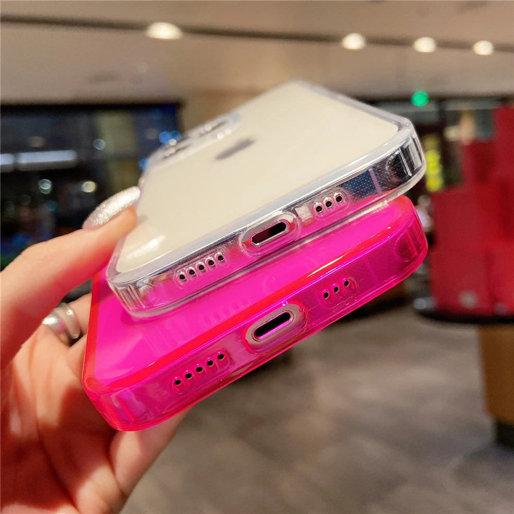 Clear Silicone Case for iPhone