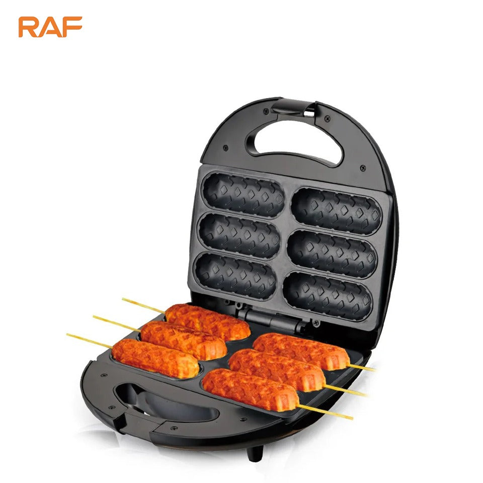 A Corn Dog Maker with Food In Making.