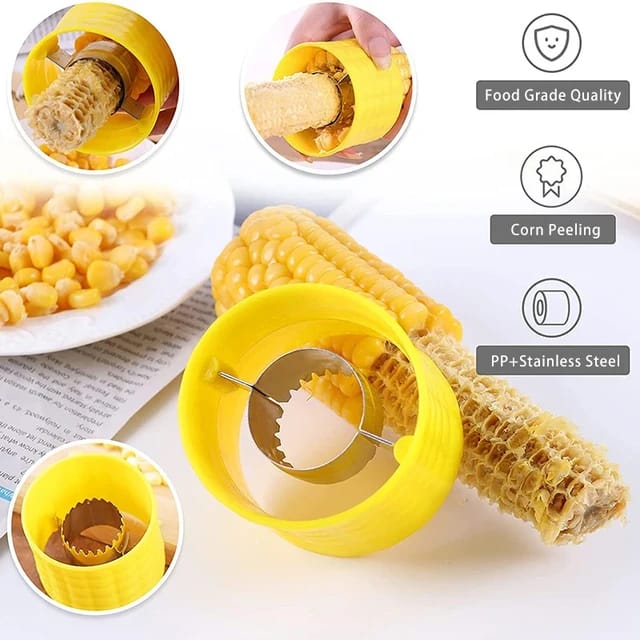 Corn Stripper Peeler, Corn Cutter, Corn Cob Cutter Tool Kitchen Gadget Corn Stripper Peeler, Corn Cutter, Corn Cob Cutter Tool Kitchen Gadget