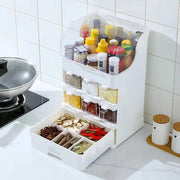 Countertop Kitchen Storage Rack placed in the kitchen