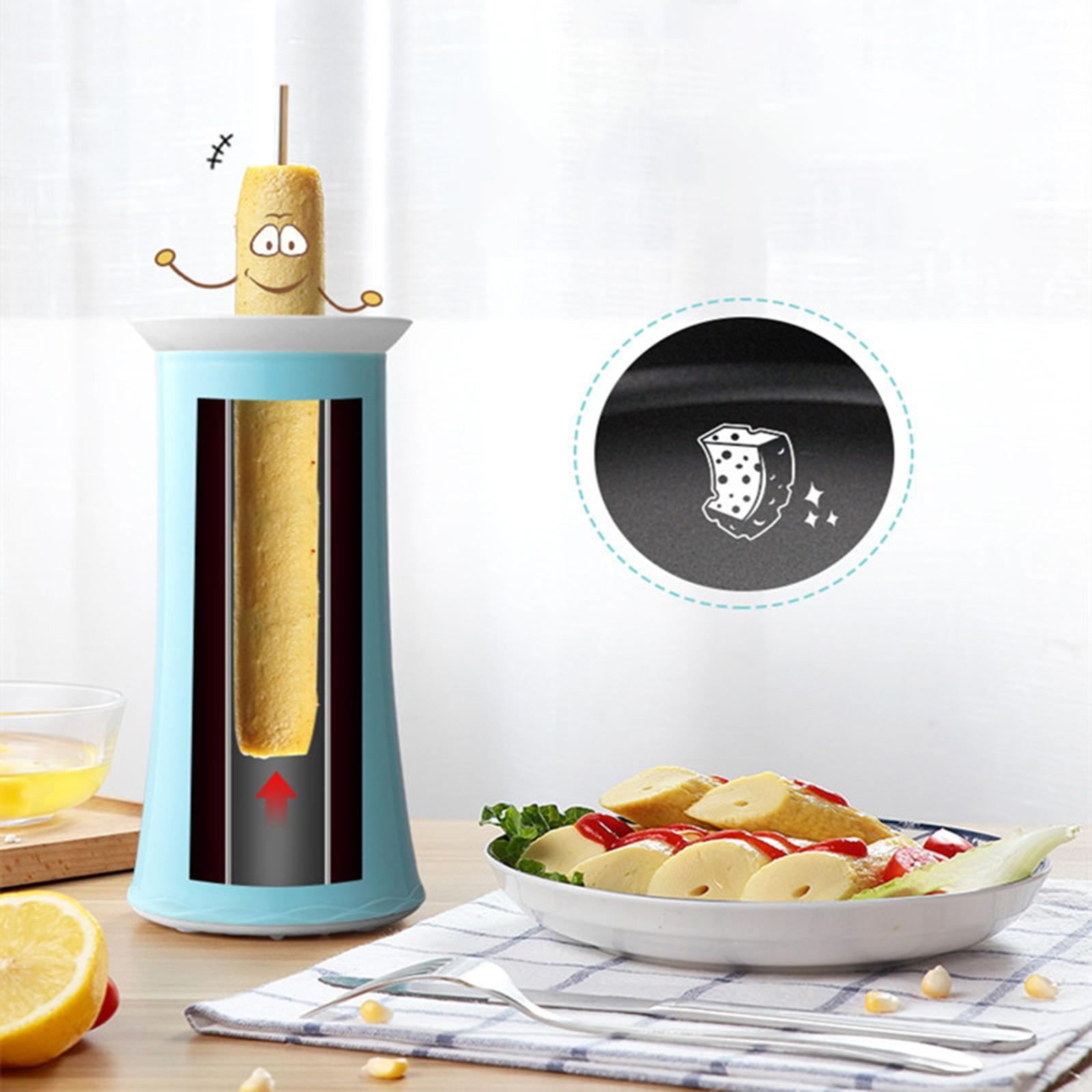 A Creative Egg Roll Maker is Used to Make Egg Rolls and a Plate Of Egg Rolls are Placed Near it.