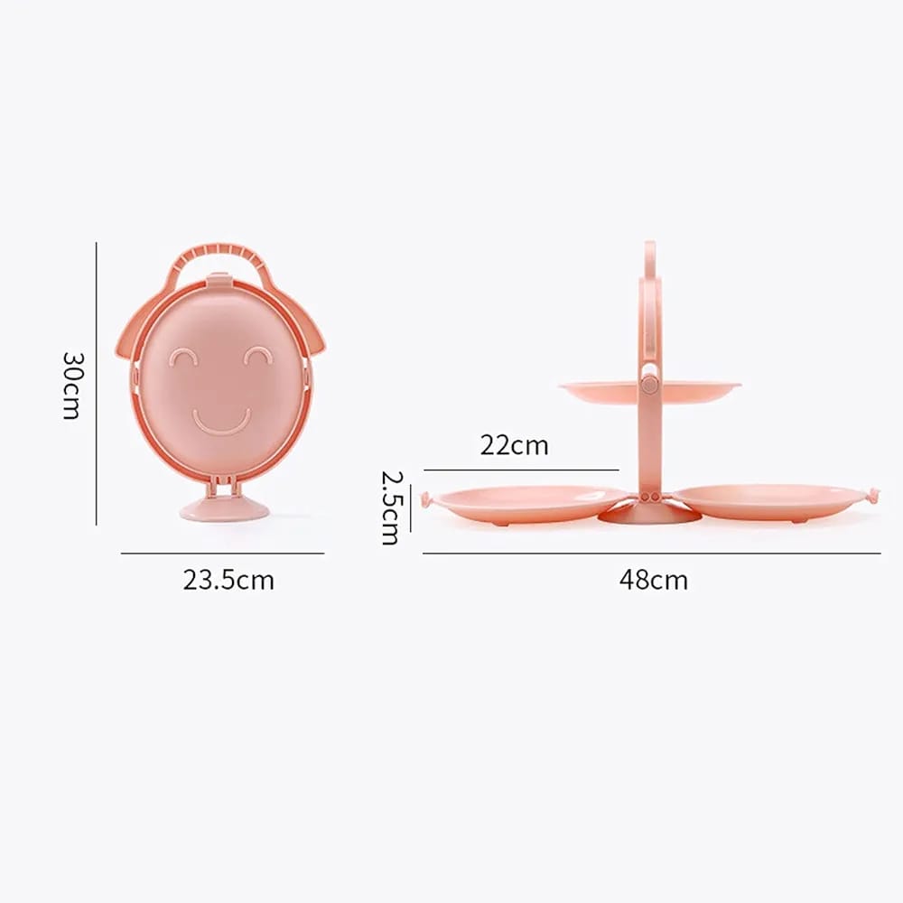 Size Of Creative Folding Fruit Plate.