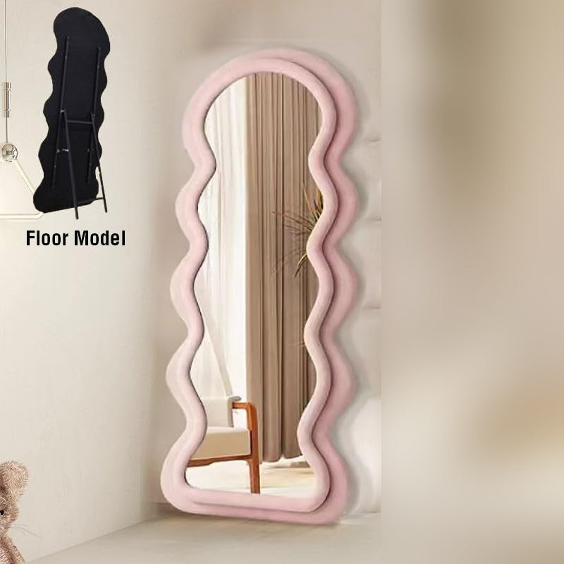 Wavy Irregular Shape Full-Length Mirror for Bedroom Wavy Irregular Shape Full-Length Mirror for Bedroom