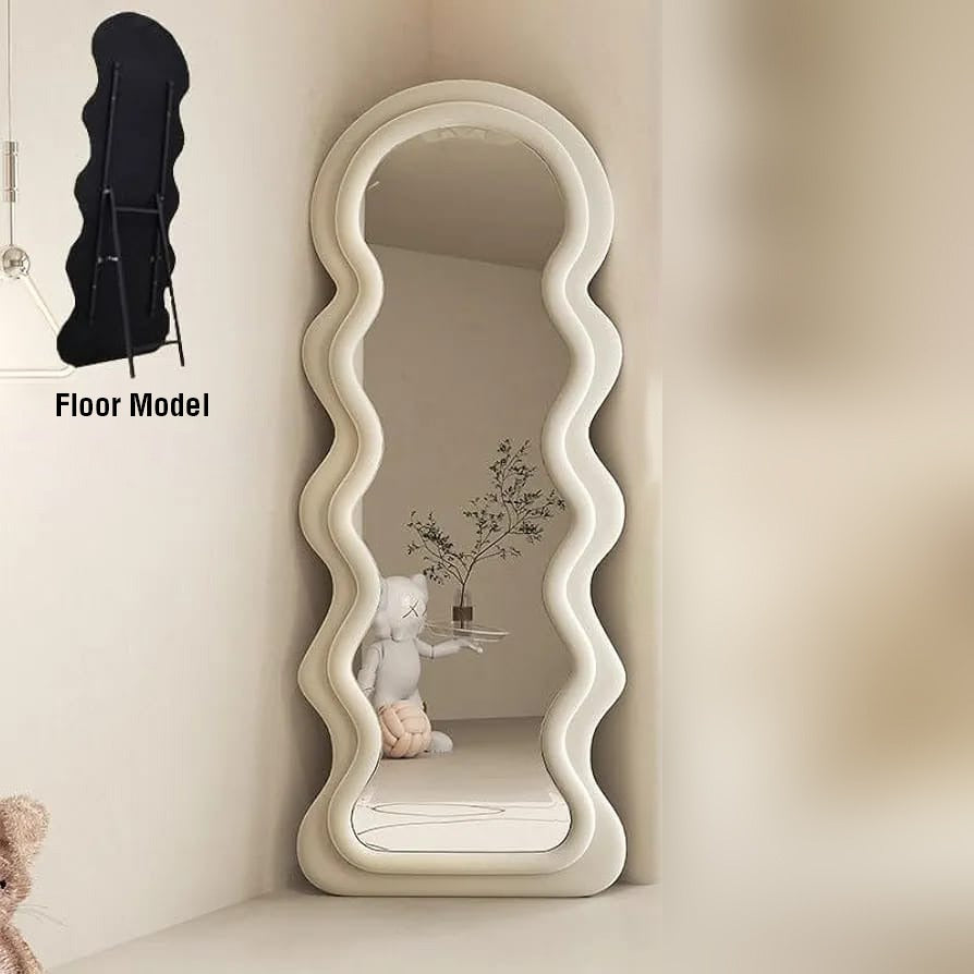 Wavy Irregular Shape Full-Length Mirror for Bedroom Wavy Irregular Shape Full-Length Mirror for Bedroom