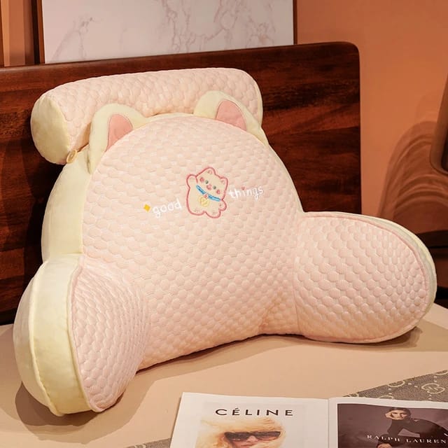 Cushion Lumbar Pillow On a Bed