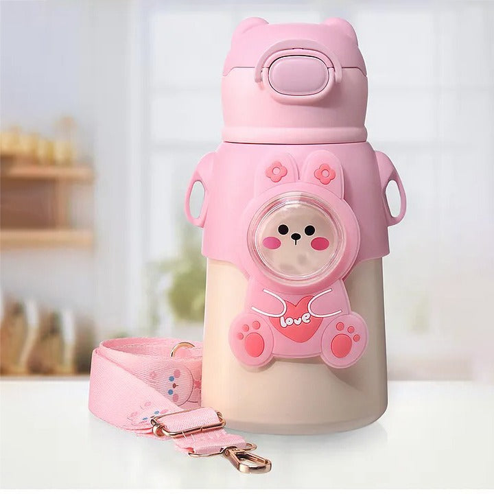 Cute Cartoon Bear Water Bottle for Kid.
