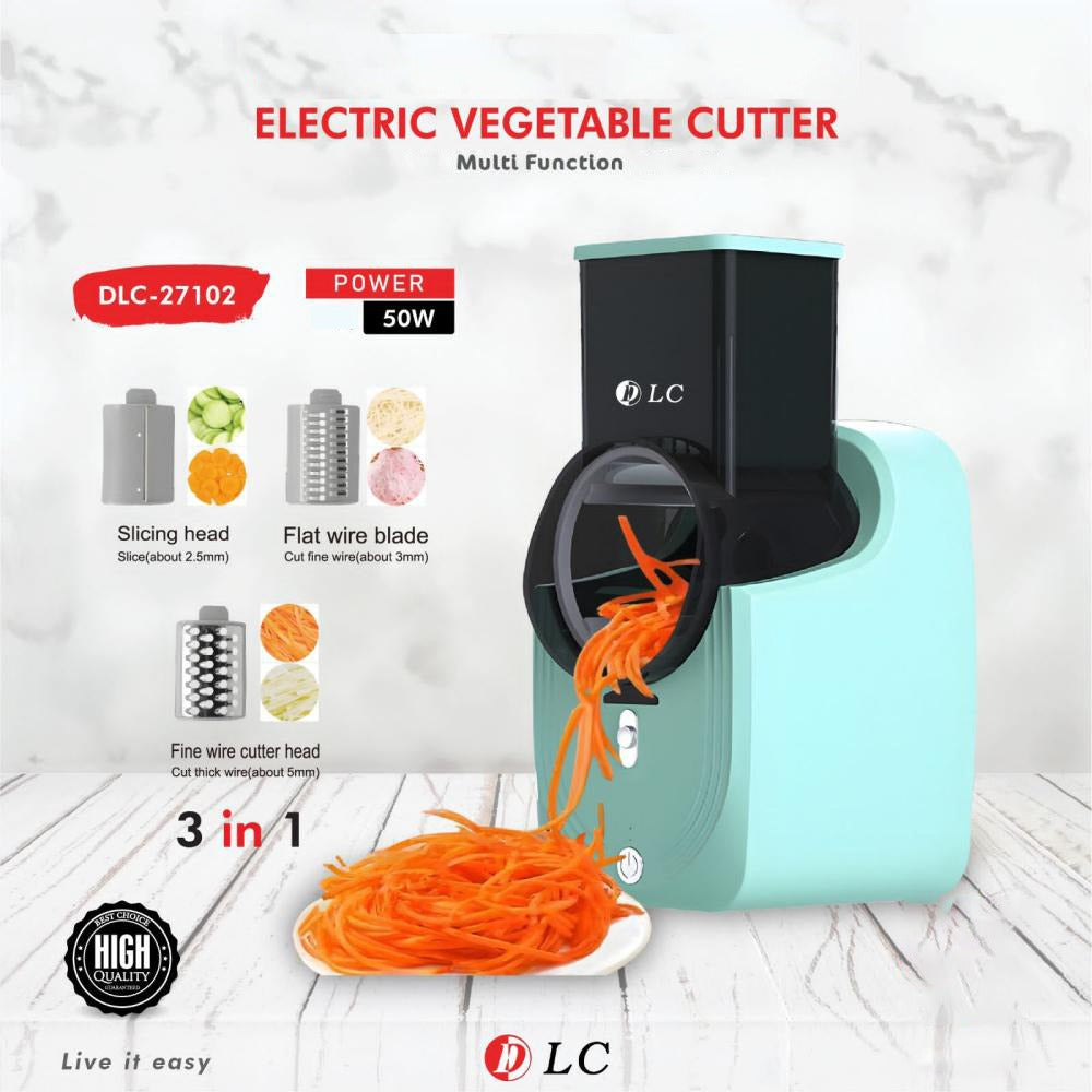 DLC 3-in-1 Electric Vegetable Cutter Slicing Carrot.