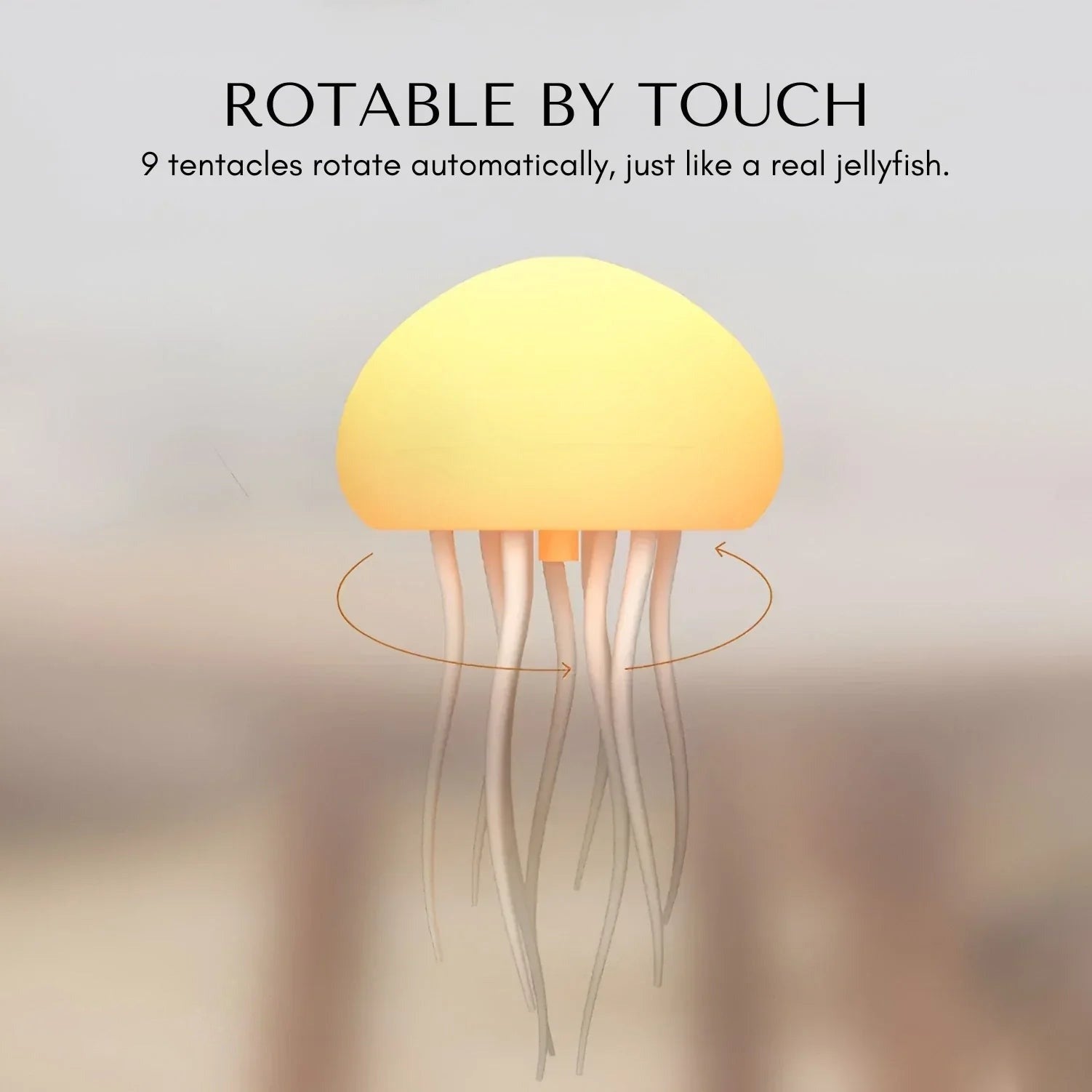 An Aurora Dancing Jellyfish Mood Light Lamp.