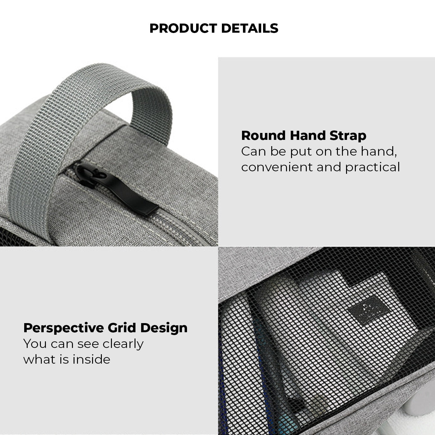 Product Details Of Mini Travel Gadget Pouch.