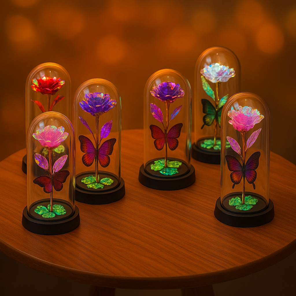 Different Variants Of Rose Flower Gift.
