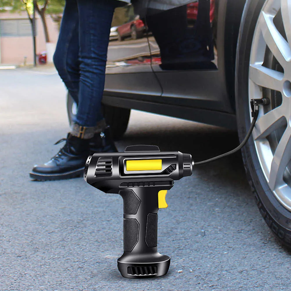 Tire Inflator with LCD Display, Digital Air Compressor Pump for Cars, Bikes & Inflatables Tire Inflator with LCD Display, Digital Air Compressor Pump for Cars, Bikes & Inflatables