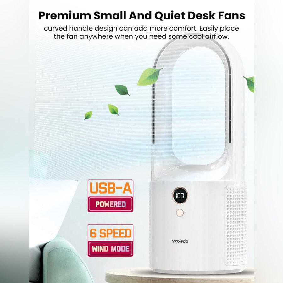 Moxedo Desktop Bladeless Fan.