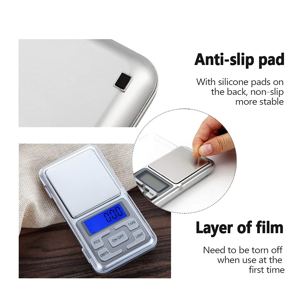 Digital Pocket Scale 200g x 0.01g Precision Mini Weighing Scale with LCD Display Digital Pocket Scale 200g x 0.01g Precision Mini Weighing Scale with LCD Display