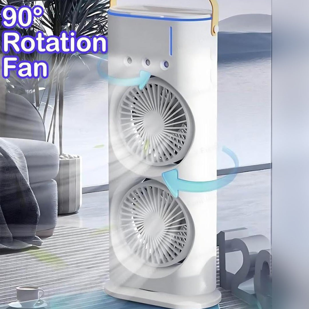 Double Headed Spray Cooling Fan.