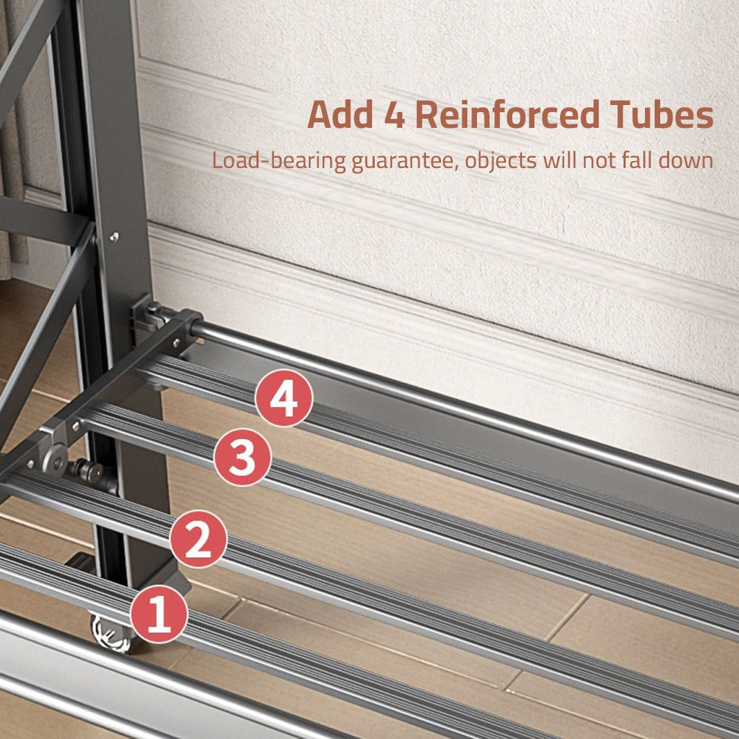 Footrest Of Double Rod Cloth Drying Stand.