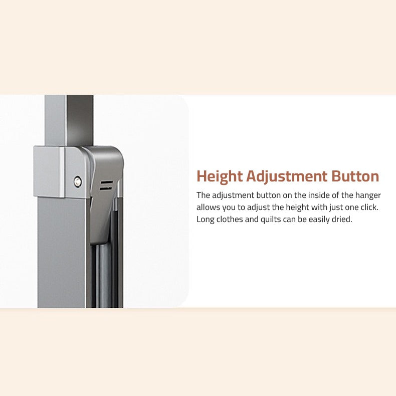 Double Rod Cloth Drying Stand, Movable Garment Display Stand For Home Double Rod Cloth Drying Stand, Movable Garment Display Stand For Home