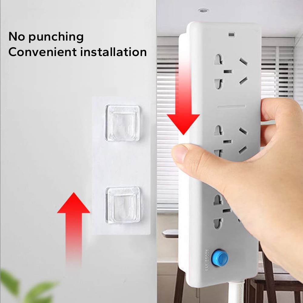 Double Sided Adhesive Wall Hook Hanger Sticker Strip, Long Strip Buckle Double Sided Adhesive Wall Hook Hanger Sticker Strip, Long Strip Buckle