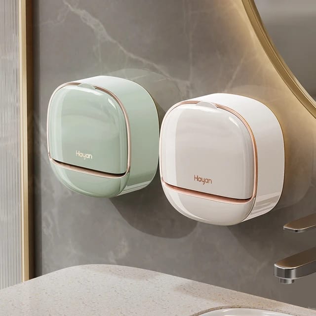 Drainable Wall Mounted Soap Box in 2 Colors.
