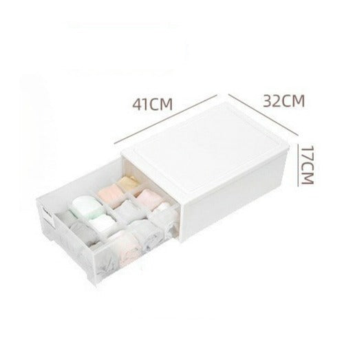Drawer Type Wardrobe Organizer Box, Stackable Clothes Storage Container Underwear, Socks Organizer Rack Drawer Type Wardrobe Organizer Box, Stackable Clothes Storage Container Underwear, Socks Organizer Rack