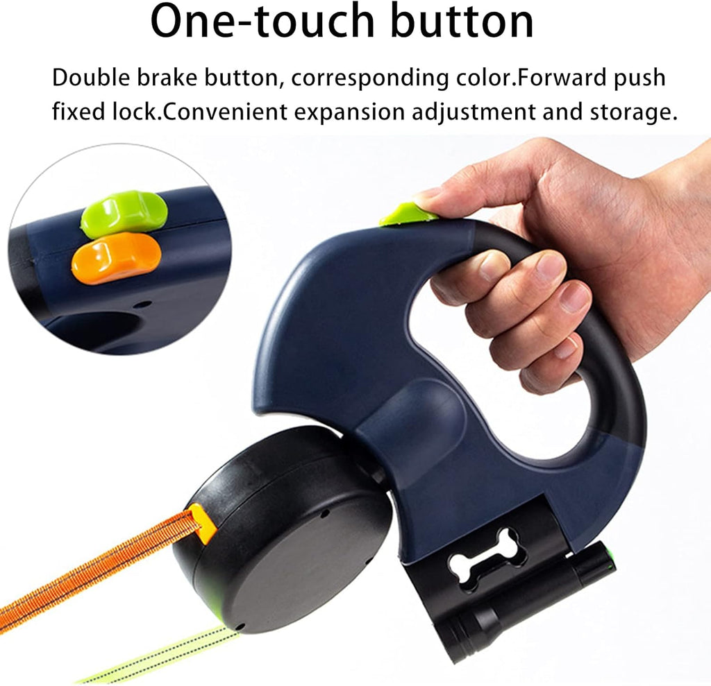 Dual Retractable Dog Leash 3m, Anti-Tangle Automatic Traction Rope for Two Pets Dual Retractable Dog Leash 3m, Anti-Tangle Automatic Traction Rope for Two Pets