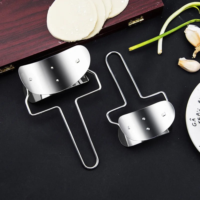 Dumpling Dough Mold Kitchen Gadgets - Stainless Steel Dumpling Wrapper Maker, Rolling Peeler For Kitchen Dumpling Dough Mold Kitchen Gadgets - Stainless Steel Dumpling Wrapper Maker, Rolling Peeler For Kitchen