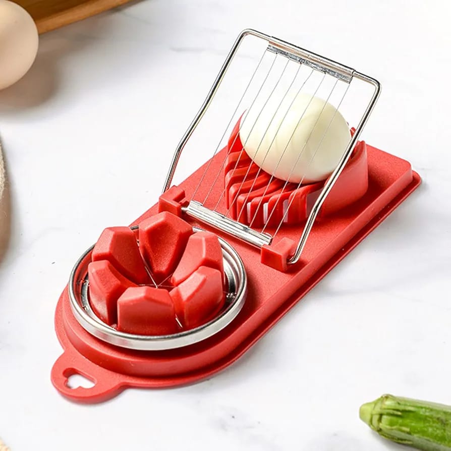 Egg Cutter Kitchen Gadgets - Wire Egg Slicer, Flower Shape Fruit, Egg Cutter Mold Egg Cutter Kitchen Gadgets - Wire Egg Slicer, Flower Shape Fruit, Egg Cutter Mold