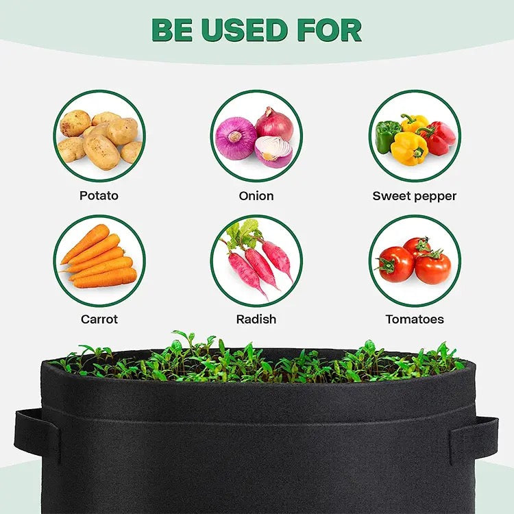 Different uses of Potato Grow Bags with Durable Handle and Nonwoven Fabric