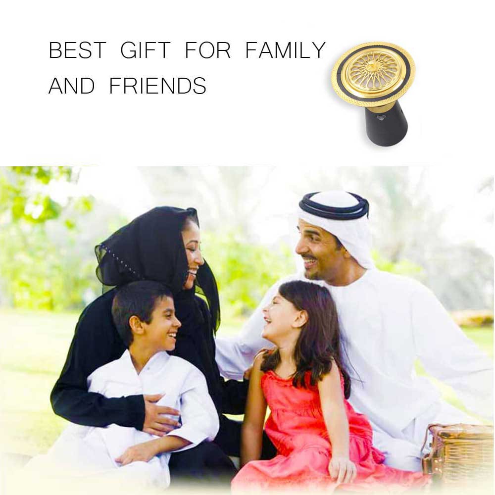 A Family Uses Electric Bukhoor Incense Burner in Their Happy Time