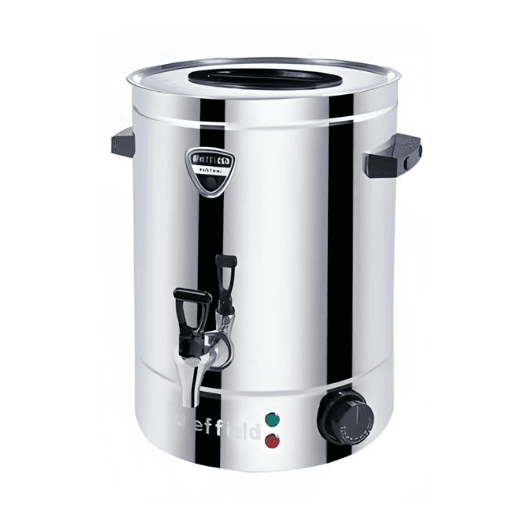 Electric Catering Tea Urn with a brand logo on a white background