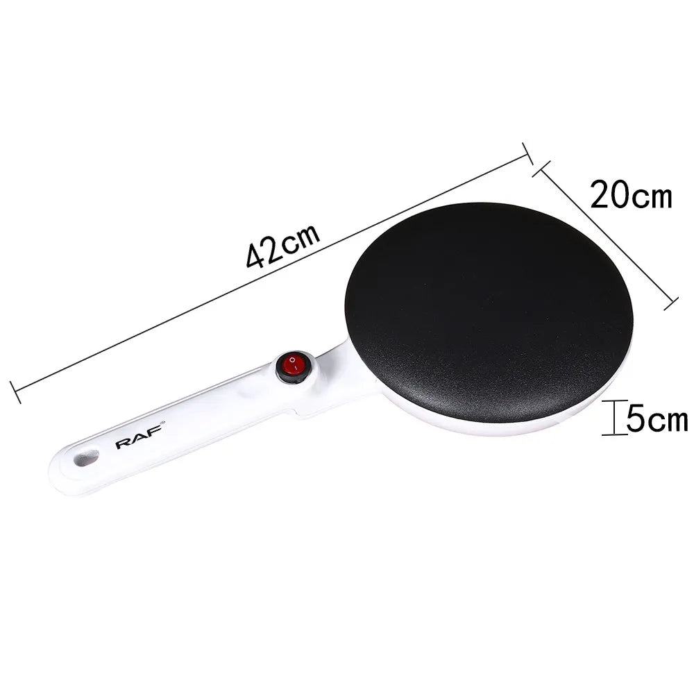 Electric Crepe Maker, Non-Stick Surface, 20cm Pancake Maker with Smart Temperature Control Electric Crepe Maker, Non-Stick Surface, 20cm Pancake Maker with Smart Temperature Control