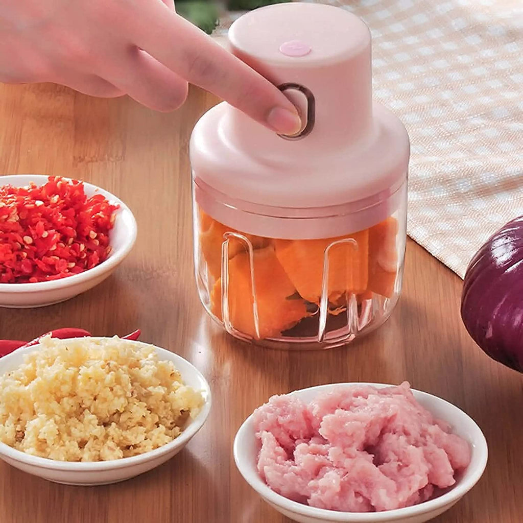 Electric Garlic Chopper, Mini Food Processor for Vegetables, Fruits & Nuts Electric Garlic Chopper, Mini Food Processor for Vegetables, Fruits & Nuts