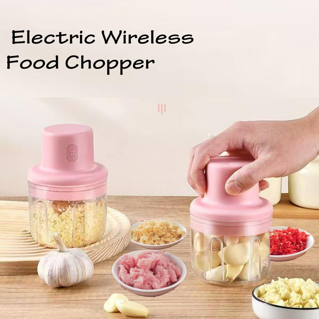 Electric Garlic Chopper, Mini Food Processor for Vegetables, Fruits & Nuts Electric Garlic Chopper, Mini Food Processor for Vegetables, Fruits & Nuts