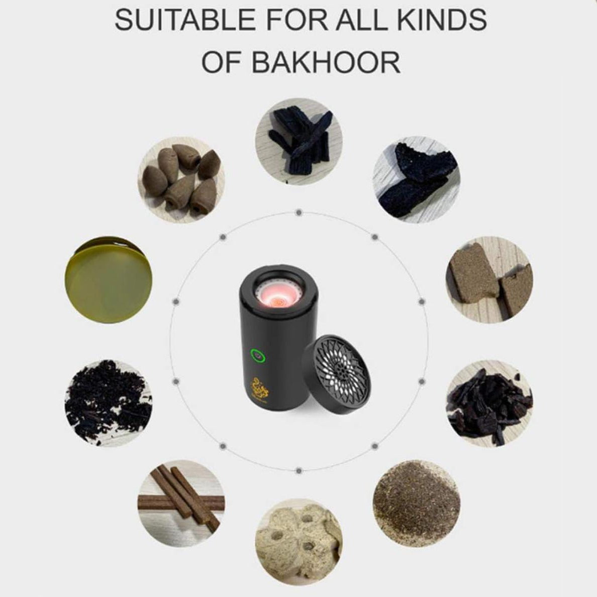 Electric Mini Incense Bukhoor Burner .