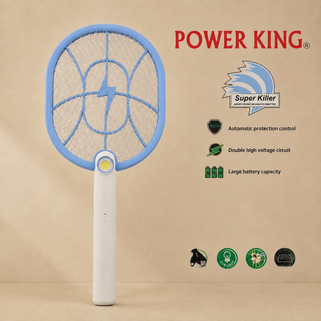 Electric Mosquito Fly Swatter Racket with LED Light, High Voltage Bug Zapper Killer Electric Mosquito Fly Swatter Racket with LED Light, High Voltage Bug Zapper Killer