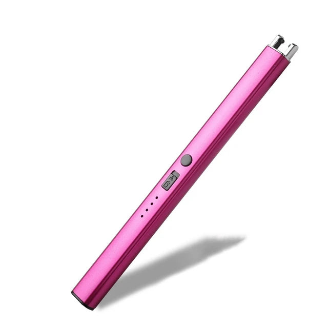 Flameless Plasma Pulse Arc Electric Lighter Igniter in pink color