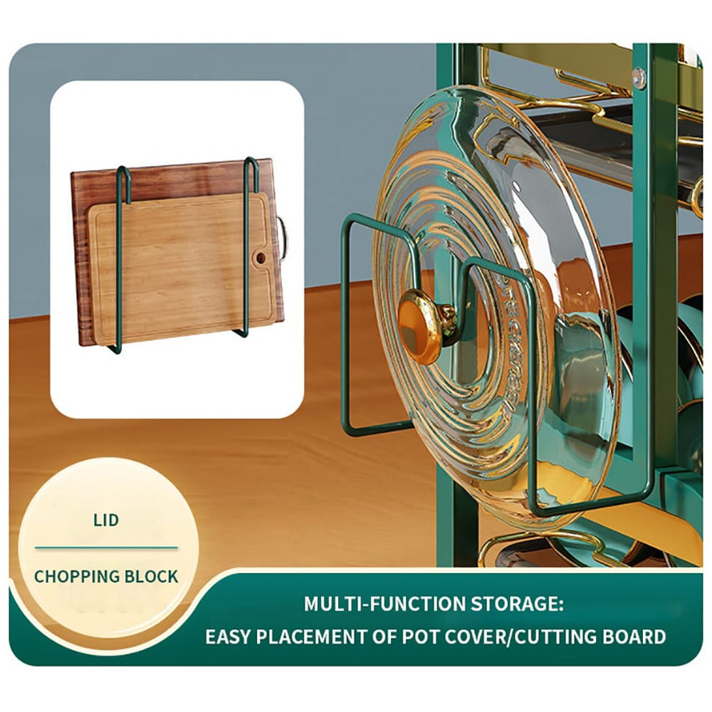 Kitchen Dish Drying Rack with multifunctional storage