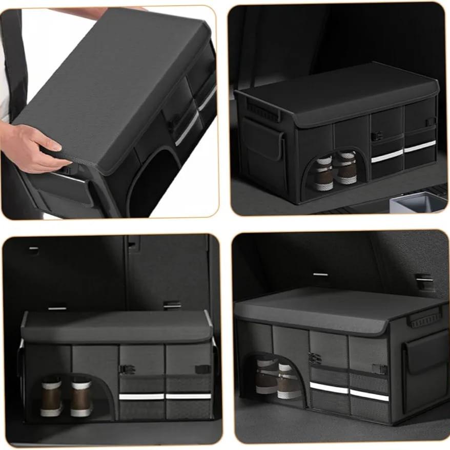 Foldable Car Storage Box, Car Trunk Organizer Bag, Camping Storage Bin Foldable Car Storage Box, Car Trunk Organizer Bag, Camping Storage Bin