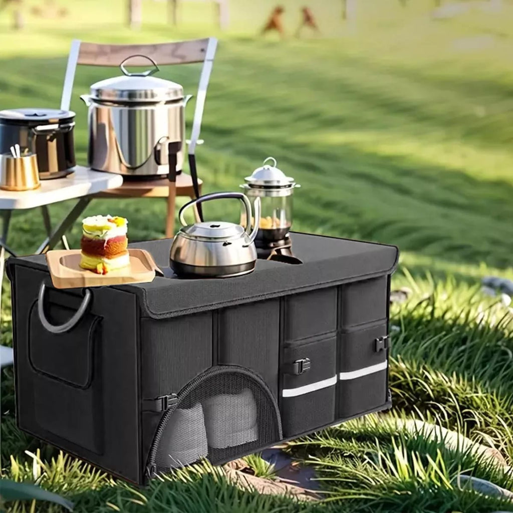 Foldable Car Storage Box, Car Trunk Organizer Bag, Camping Storage Bin Foldable Car Storage Box, Car Trunk Organizer Bag, Camping Storage Bin