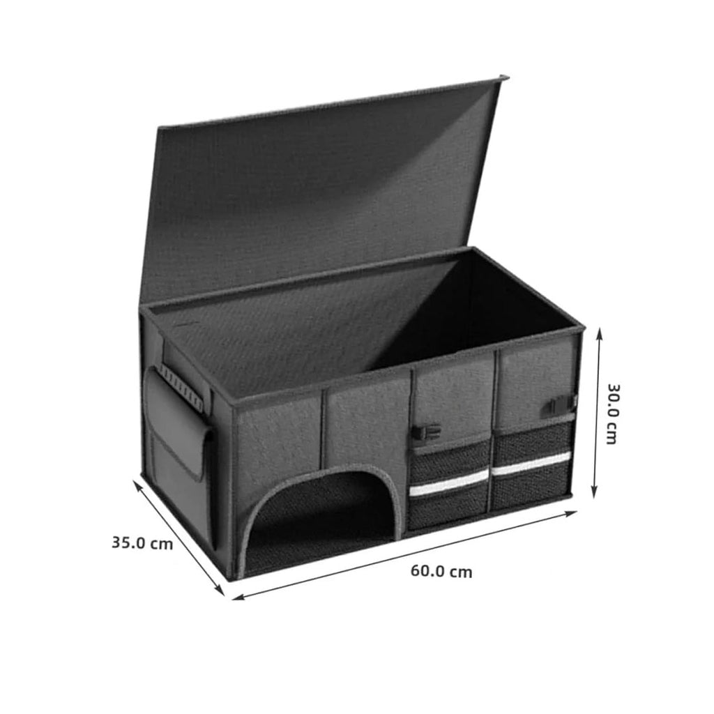 Foldable Car Storage Box, Car Trunk Organizer Bag, Camping Storage Bin Foldable Car Storage Box, Car Trunk Organizer Bag, Camping Storage Bin