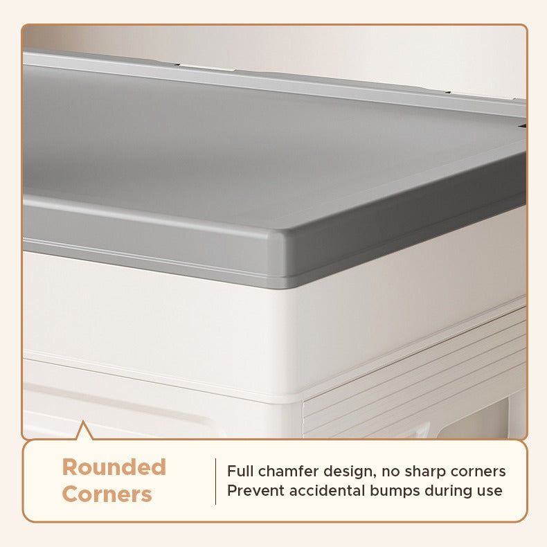 Parts Details Of Foldable Cloth Storage Organizer Box.