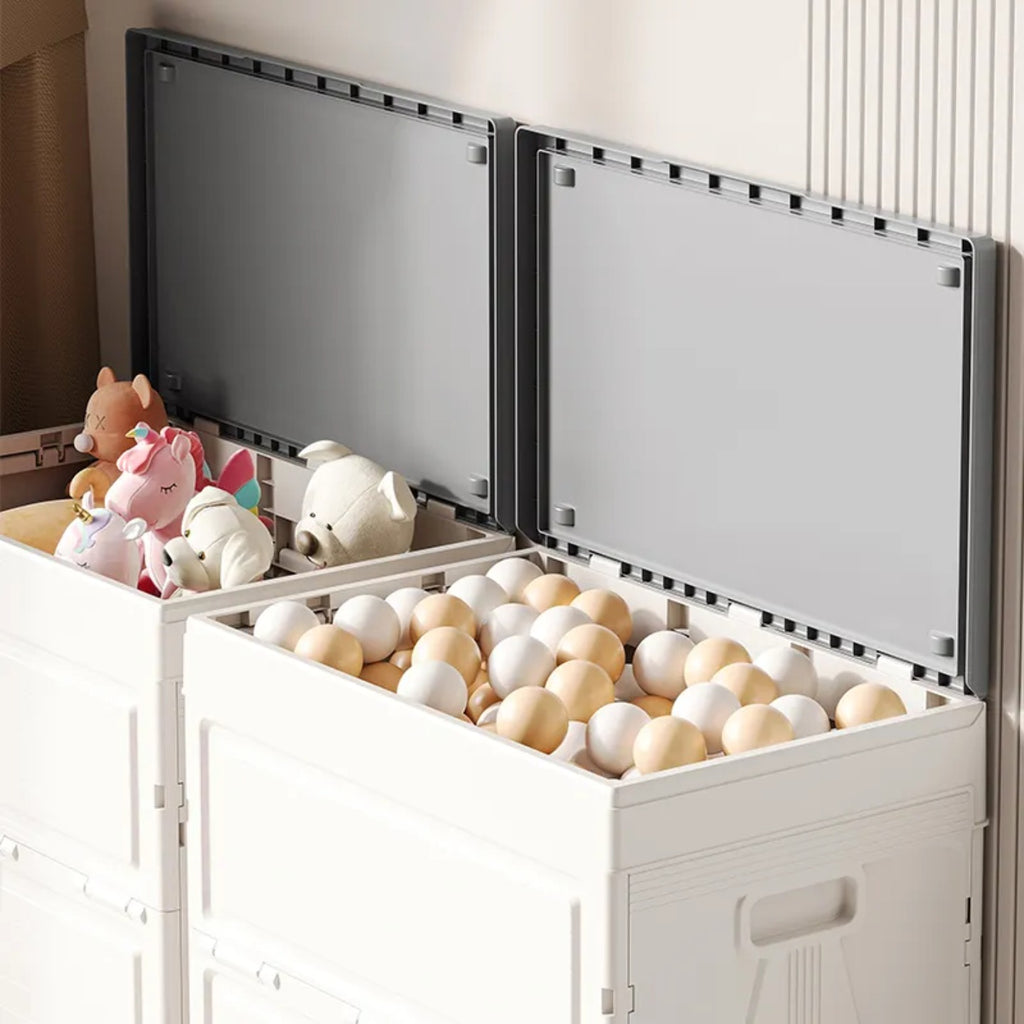 Foldable Cloth Storage Organizer Box, Large Capacity Multi-Purpose Container Rack Foldable Cloth Storage Organizer Box, Large Capacity Multi-Purpose Container Rack