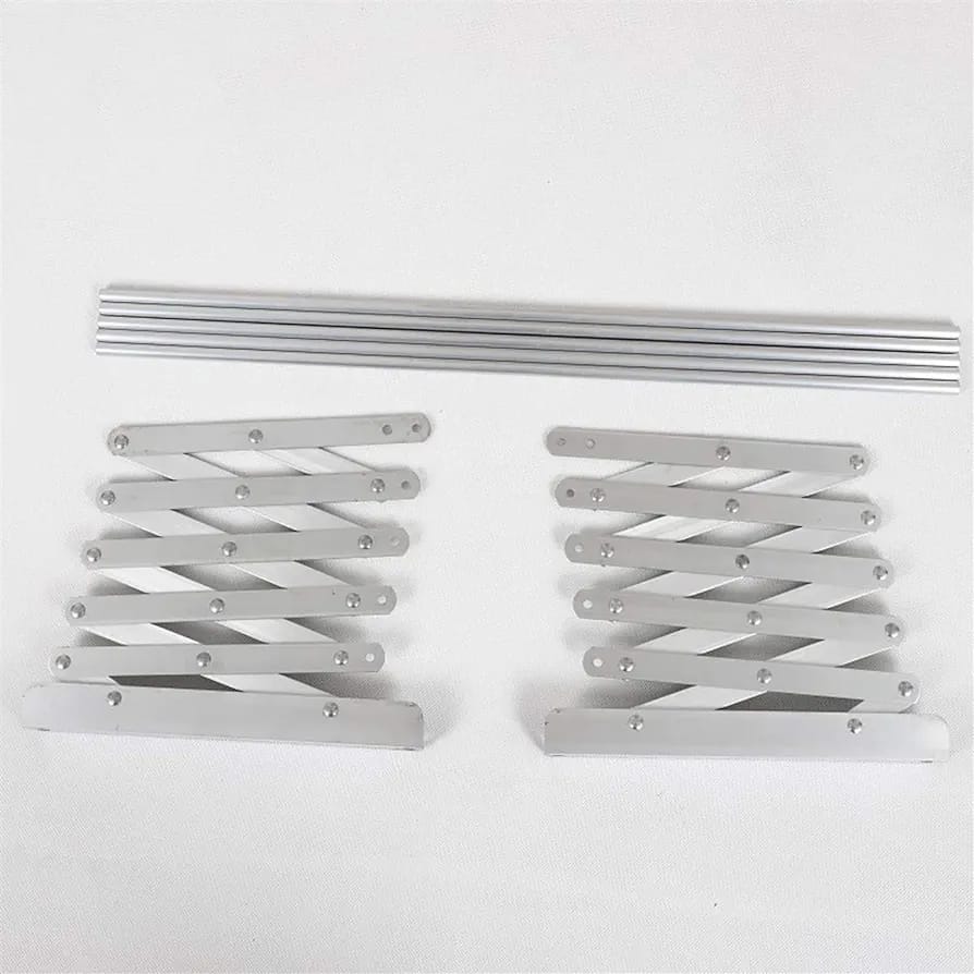 5-Bar Wall Mounted Extendable Clothes Hanger - Foldable Laundry Drying Rack 5-Bar Wall Mounted Extendable Clothes Hanger - Foldable Laundry Drying Rack