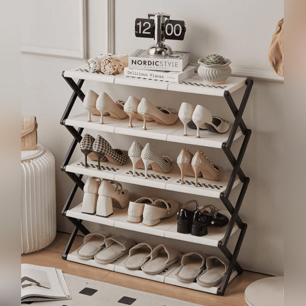 Foldable Multi-Layer Shoe Rack Shelf, Shoes Storage Organizer Foldable Multi-Layer Shoe Rack Shelf, Shoes Storage Organizer