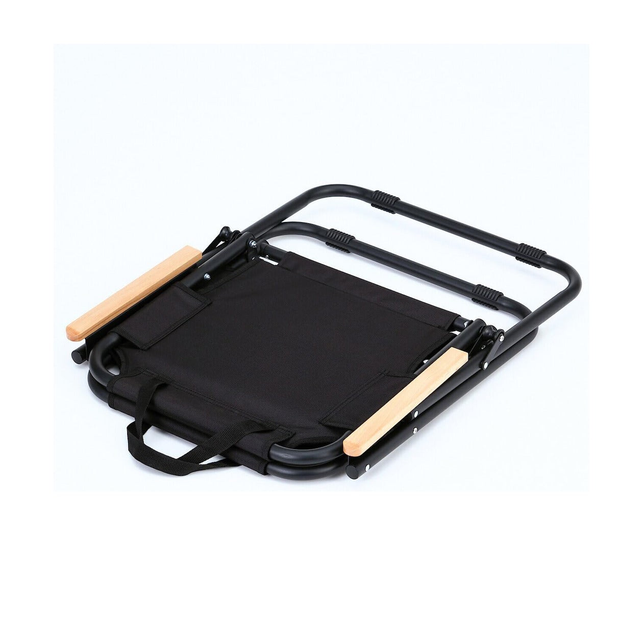 Folding Camping Chair in a Folded Position.