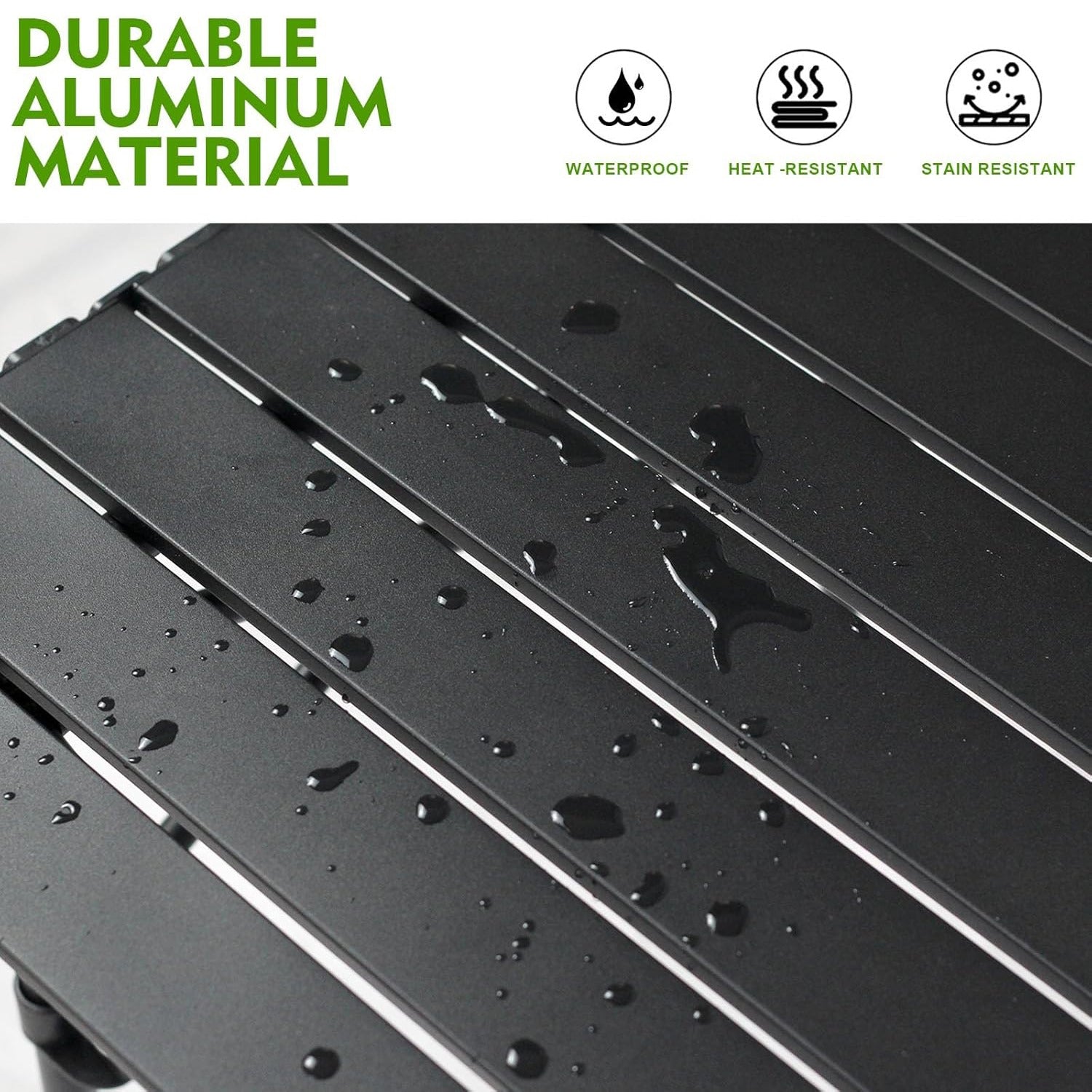 Waterproof Feature Of Folding Camping Set.