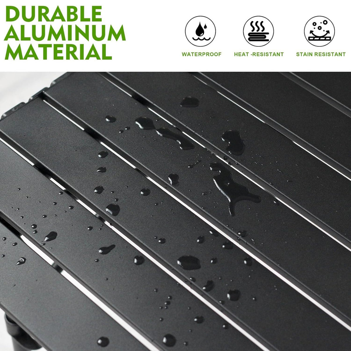 Waterproof Feature Of Folding Camping Set.